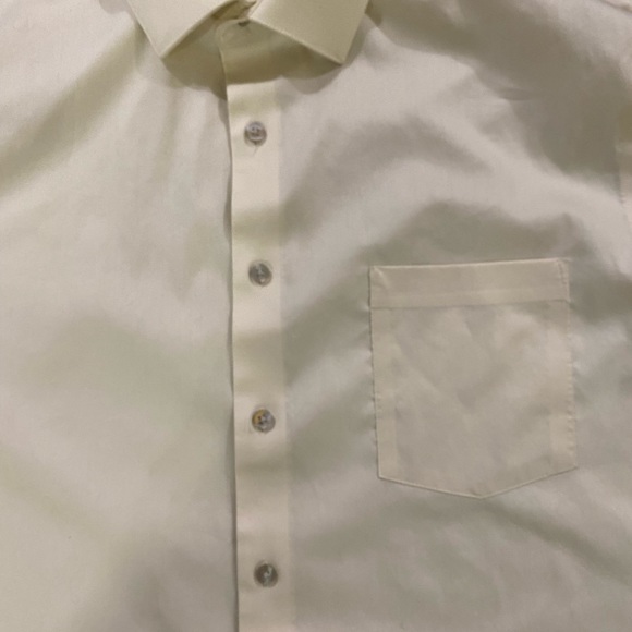 Men L Regular fit Stretch Ultra wrinkle free tan/ beige button up - Picture 3 of 9